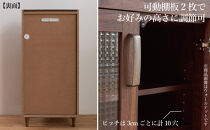 ピグミー&nbsp;ミドルキャビネット&nbsp;ライトオーク&nbsp;幅60&nbsp;高さ124&nbsp;おしゃれ&nbsp;キッチン収納