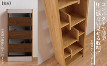 LANE(レーン)&nbsp;シェルフ45&nbsp;&nbsp;ウォールナット&nbsp;幅45&nbsp;高さ180&nbsp;ハイタイプ&nbsp;多目的ラック