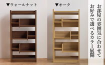 LANE(レーン)&nbsp;シェルフ60L&nbsp;ウォールナット&nbsp;幅60&nbsp;高さ120&nbsp;ロータイプ&nbsp;多目的ラック