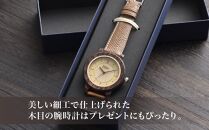 木製腕時計　文字盤ツートンタイプ　ＵＴ－２ＨＹ－Ｕウエンジュ_01355