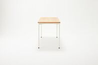 パソコンデスク&nbsp;シンプル&nbsp;デスク&nbsp;WAAKdesk&nbsp;TypeA&nbsp;120&nbsp;天板オーク&nbsp;|&nbsp;脚ホワイト