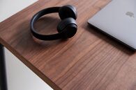 パソコンデスク&nbsp;シンプル&nbsp;デスク&nbsp;WAAKdesk&nbsp;TypeA&nbsp;120&nbsp;天板ウォールナット&nbsp;|&nbsp;脚ブラック