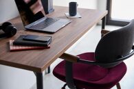 パソコンデスク&nbsp;シンプル&nbsp;デスク&nbsp;WAAKdesk&nbsp;TypeA&nbsp;120&nbsp;天板ウォールナット&nbsp;|&nbsp;脚ブラック