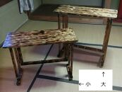 木製レトロ風 折り畳みテーブル（小）