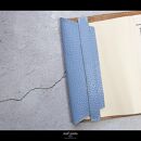 maf pinto (マフ ピント) レザーブックカバー文庫サイズ ADRIA LINE ライトブルー 本革 日本製
