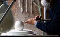 【miyama.】カフェスタイルの器ですごす穏やかなコーヒー時間　bico珈琲セット（ポット350cc）バニラホワイト