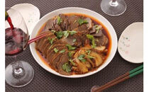 【牛肉とハチノス、豚タンとハツの特製タレ煮】日本初上陸-伝統中国料理-鹵菜(ルサイ)　真空パック185ｇ