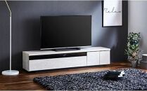 【開梱設置】テレビ台 Lクラス 幅180cm TV ホワイト 白 スモークガラス テレビボード TV台 TVボード ローボード 家具