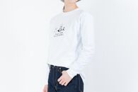 《2》メンズL　TimeロングTシャツ　White