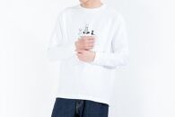 《2》メンズL　TimeロングTシャツ　White