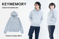 《1》レディースL～メンズM　プルオーバーパーカー　GRAY