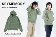 《0》レディースS～M　プルオーバーパーカー　OLIVE