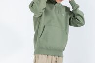 《0》レディースS～M　プルオーバーパーカー　OLIVE