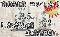 【令和7年産】【定期便：２Kg×9ヶ月】生産者限定&nbsp;契約栽培&nbsp;南魚沼しおざわ産コシヒカリ【2025年10月上旬より順次発送予定】