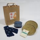 民家園福袋 A 日本民家園で製作された藍染作品と民具の詰め合わせセット
