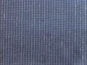 伝統織物のトップブランド本塩沢の洋服（ジャケット）／紺地白縞目色／２分縞模様