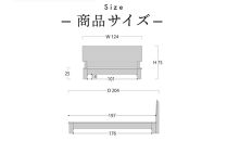 旭川家具 山室家具製作所 LINEA(リネア) No.107 セミダブルベッド ナラ_00933