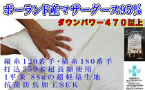 羽毛布団&nbsp;シングル&nbsp;羽毛掛け布団&nbsp;ポーランド産マザーグース95&nbsp;羽毛ふとん&nbsp;羽毛掛けふとん&nbsp;120番手&nbsp;ダウンパワー470&nbsp;&nbsp;本掛け羽毛布団&nbsp;本掛け羽毛掛け布団&nbsp;寝具&nbsp;羽毛布団【BE075】
