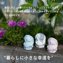 【信楽焼・明山】手のひらサイズのたぬき&nbsp;SHIGA☆LUCKY　3色セット