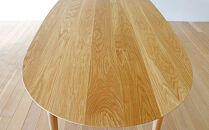 高野木工&nbsp;ルーベ&nbsp;180×90ダイニングテーブル&nbsp;ホワイトオーク