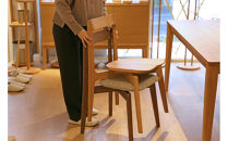 【開梱設置】高野木工&nbsp;RIALTO&nbsp;CHAIR&nbsp;リアルト&nbsp;チェア&nbsp;ウォルナット&nbsp;板座&nbsp;【10年保証】