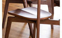 【開梱設置】高野木工&nbsp;RIALTO&nbsp;CHAIR&nbsp;リアルト&nbsp;チェア&nbsp;ウォルナット&nbsp;板座&nbsp;【10年保証】