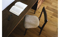 【開梱設置】高野木工&nbsp;RIALTO&nbsp;CHAIR&nbsp;リアルト&nbsp;チェア&nbsp;ウォルナット&nbsp;布座&nbsp;【10年保証】