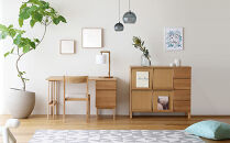 【開梱設置】高野木工&nbsp;プレーンデスク&nbsp;180×55突板セットB&nbsp;ホワイトオーク【10年保証】