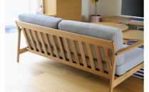 【開梱設置】高野木工&nbsp;CEBU&nbsp;セブ&nbsp;ソファ&nbsp;3人掛け&nbsp;オーク&nbsp;【10年保証】