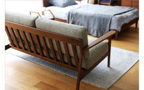 【開梱設置】高野木工&nbsp;CEBU&nbsp;セブ&nbsp;ソファ&nbsp;3人掛け&nbsp;ウォルナット&nbsp;【10年保証】