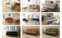 【開梱設置】高野木工&nbsp;CEBU&nbsp;セブ&nbsp;ソファ&nbsp;2.5人掛け&nbsp;オーク&nbsp;【10年保証】