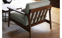 【開梱設置】高野木工&nbsp;CEBU&nbsp;セブ&nbsp;ソファ&nbsp;1人掛け&nbsp;ウォルナット&nbsp;【10年保証】