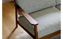 【開梱設置】高野木工&nbsp;CEBU&nbsp;セブ&nbsp;ソファ&nbsp;1人掛け&nbsp;ウォルナット&nbsp;【10年保証】