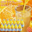 果汁100％田村そだちみかんジュース 180ml×12本