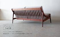 アームレスソファ ウォールナット 2.5人掛け 北海道  MOOTH インテリア 手作り 家具職人 椅子