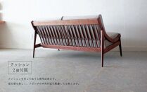 アームレスソファ ウォールナット 2人掛け 北海道  MOOTH インテリア 手作り 家具職人 椅子