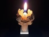 ミニチュア火焔土器6cmと遮光土偶6ｃｍの2個セット【カーボン・オフセット対象】