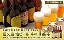 【定期便6ヶ月】屋久島・地ビール Catch the Beerおまかせビール4種12本セット