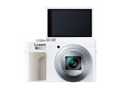 Panasonic　 デジタルカメラ　LUMIX    DC-TZ95－W　高精細ファインダー&180度チルト対応タッチパネルモニター搭載。 光学30倍ズーム 高倍率コンパクトカメラ
