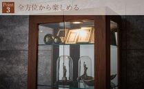 天然木無垢家具アレーグリ(ショーケース・コレクションボード・キュリオ)60cm【2色】