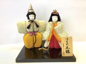 塩沢織木目込人形 （雛人形） ほまれ立雛Ｃ（淡色系）