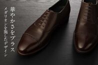 革靴 パンチドキャップトゥオックスフォード（ハンドソーンウェルテッド製法／博多製造）サイズ：23.5ｃｍ