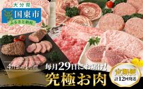 毎月29日にお届け!究極お肉4月から1年間定期便 / 計12回発送