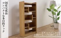 LANE(レーン)&nbsp;シェルフ60L&nbsp;オーク&nbsp;幅60&nbsp;高さ120&nbsp;ロータイプ&nbsp;多目的ラック