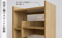 LANE(レーン)&nbsp;シェルフ60L&nbsp;オーク&nbsp;幅60&nbsp;高さ120&nbsp;ロータイプ&nbsp;多目的ラック