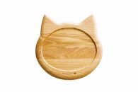 ネコプレート&nbsp;1枚&nbsp;(&nbsp;ブラウンオーク&nbsp;)