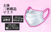 名古屋で製造　国産不織布マスク（小さめ）　5枚入×10袋