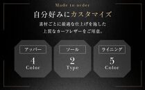 「工房職人の九分仕立て」オーダーシューズお仕立券。カーフレザーコース&nbsp;〈カラー〉4色から選択。〈デザイン〉内羽根ストレートチップ。　　