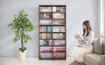 国産文庫書棚 ブラウン rsb5815312