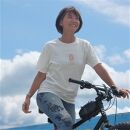 和歌山県産　LOKAHI　Tシャツ（プリント／オレンジ）（Sサイズ）